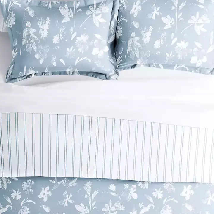 Blue Garden Farmhouse 3-pc. King Duvet Cover Set