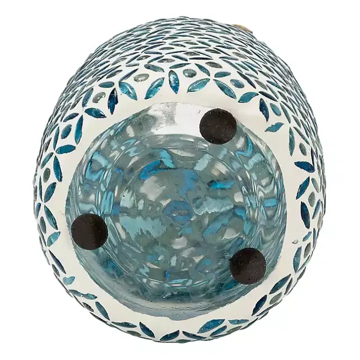 Blue Glass Mosaic Vase