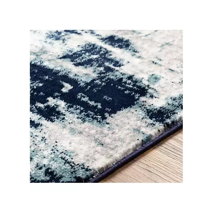Blue Harper Abstract Area Rug, 5x7
