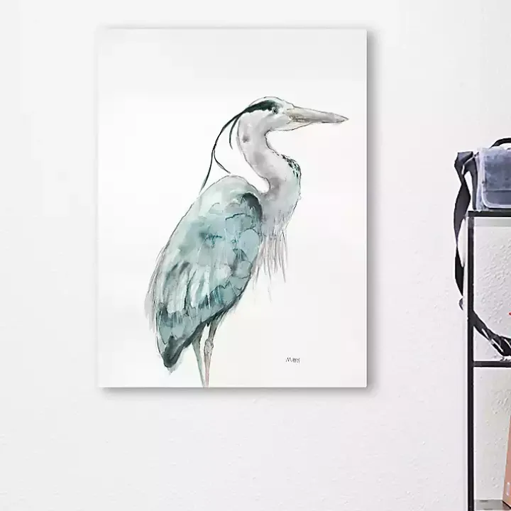 Blue Heron I Canvas Art Print