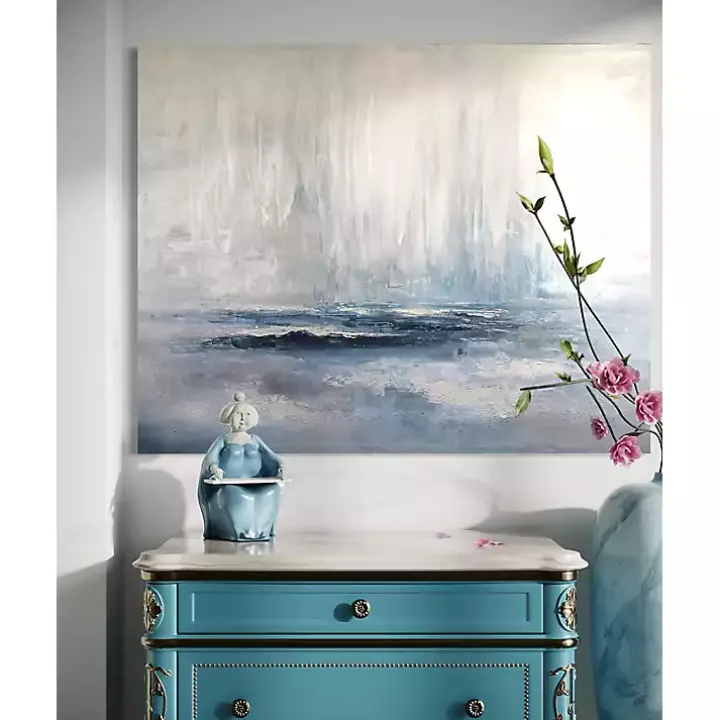 Blue Lace Canvas Art Print