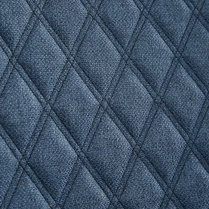 Blue Lanea Quilted Accent Chair with Silver Studs