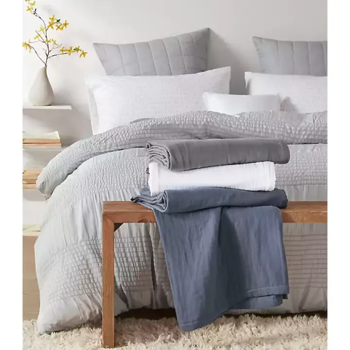 Blue Lightweight King Blanket
