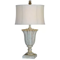 Blue Lilly Table Lamps, Set of 2