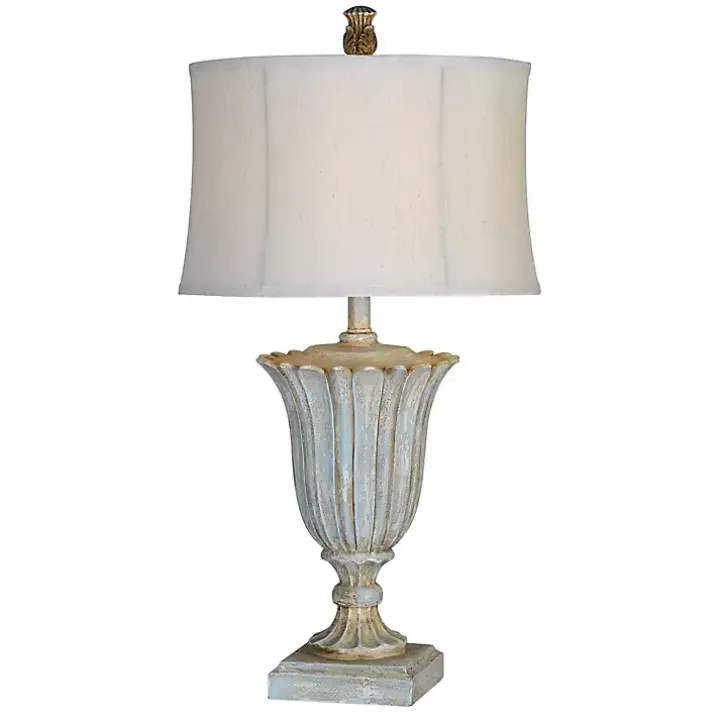 Blue Lilly Table Lamps, Set of 2