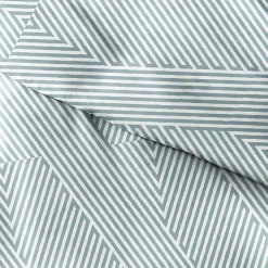Blue Linear 3-pc. King Duvet Cover Set