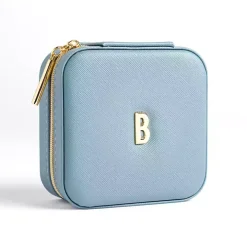 Blue Monogram B Travel Jewelry Box