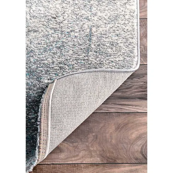 Blue Nora Abstract Area Rug, 5x8