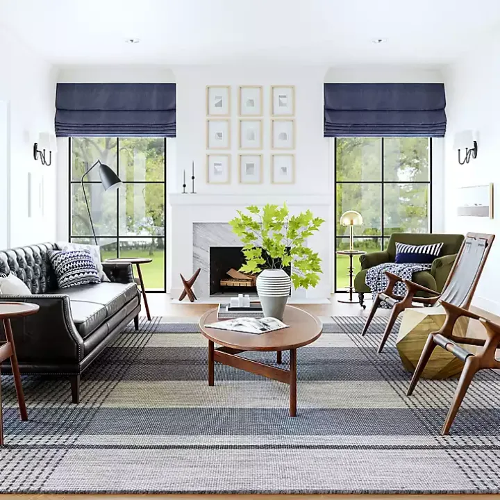 Blue Portland Emily Henderson x RugsUSA Rug, 9x12