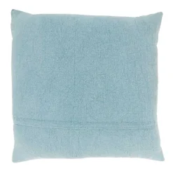 Blue Stonewashed Oceanic Fish Throw Pillow