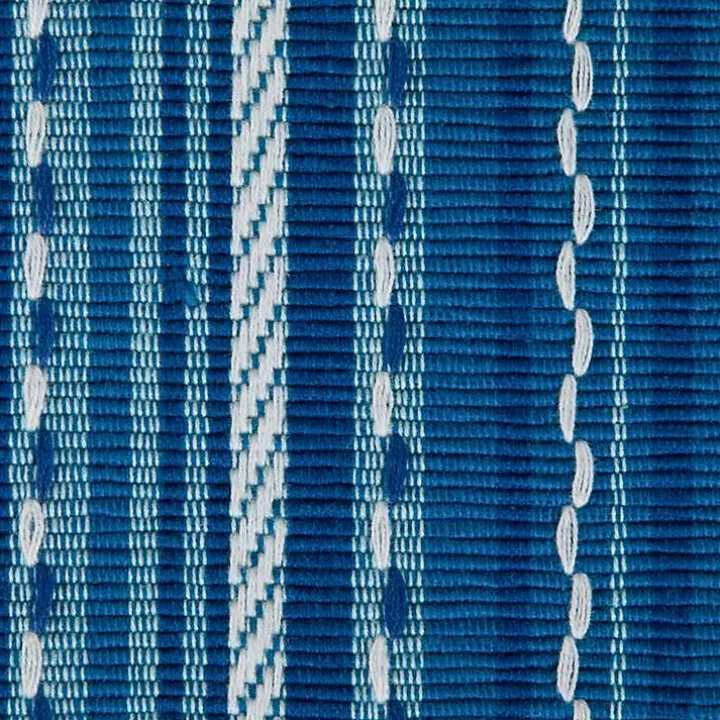 Blue Tonal Stripe Table Runner
