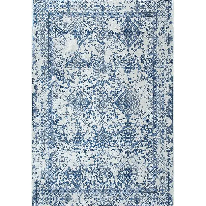Blue Vintage Odell Area Rug, 5x7