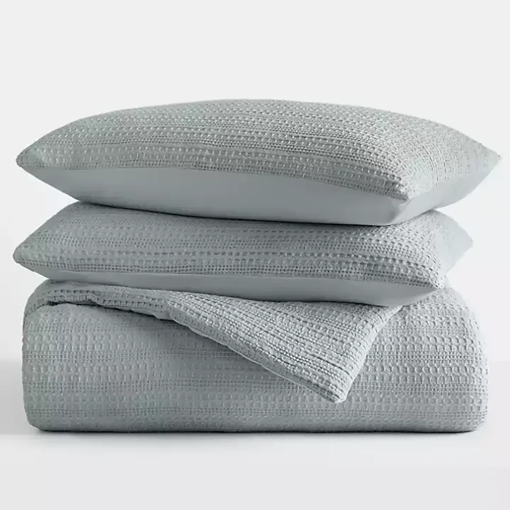 Blue Waffle Ultra-Soft 3-pc. King Comforter Set