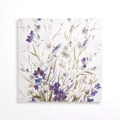 Blue Wildflowers I Canvas Art Print