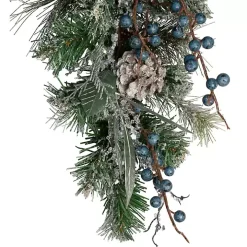 Blueberry and Pine Teardrop Swag