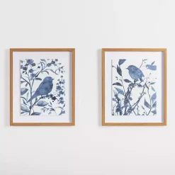 Bluebird on Branch I Framed Art Print