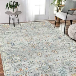 Bohemian Hialeah Gray Accent Rug, 2x3