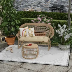 Boho You Are My Sunshine Outdoor Pillow