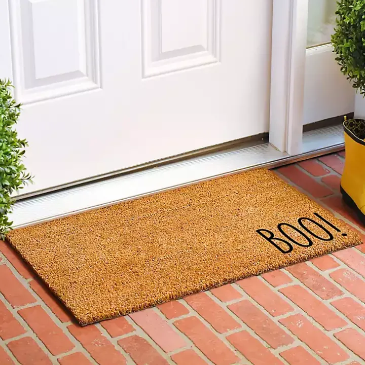 Boo Halloween Doormat