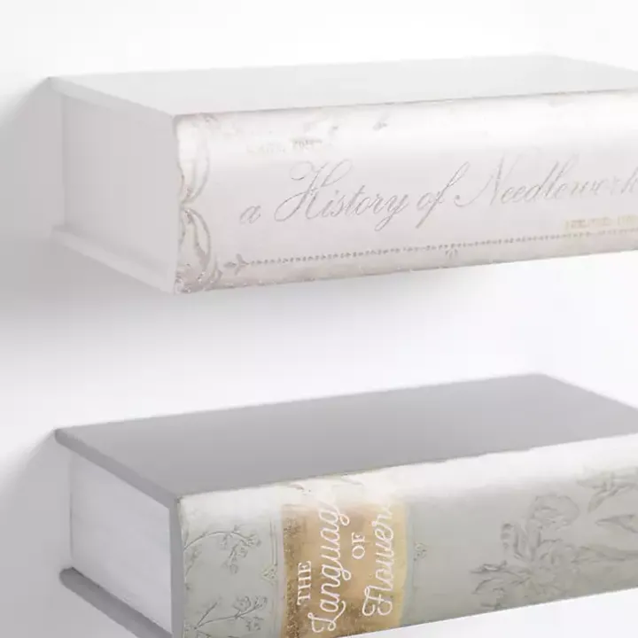 Book Floating Shelves, Set of 3