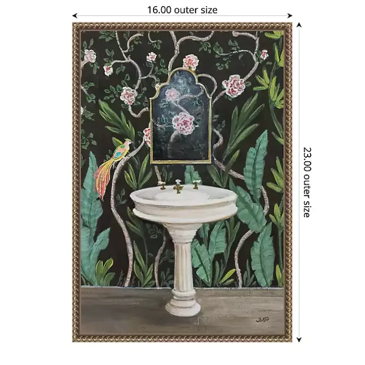 Botanical Bath I Canvas Art Print