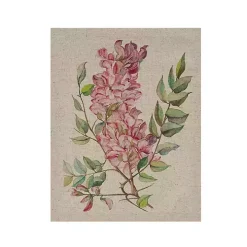 Botanical Linen Art Prints, Set of 3