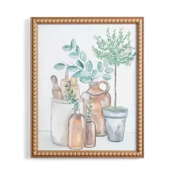 Botanicals in Jars Still Life Framed Art Print