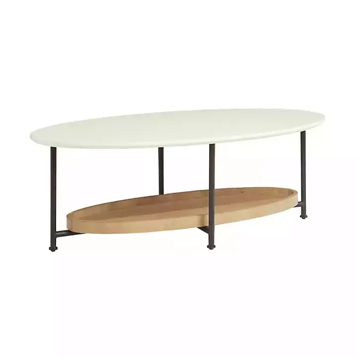 Bowie Wood and Metal Coffee Table