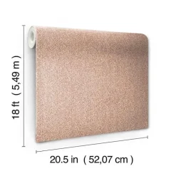 Brick Textured Cross Woven Peel & Stick Wallpaper