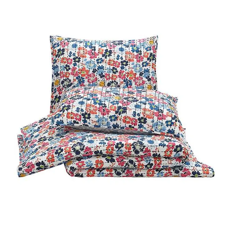 Bright Blossom 3-pc. Full/Queen Quilt Set