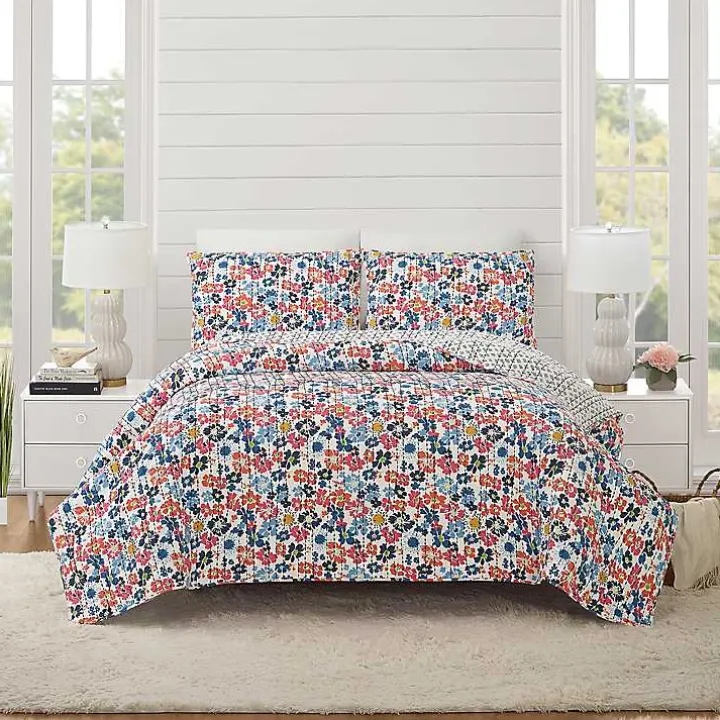 Bright Blossom 2-pc. Twin XL Quilt Set