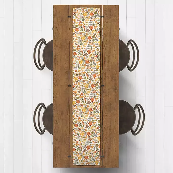 Bright Leaves Table Runner, 72 in.