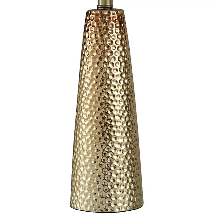 Bronze Hammered Table Lamp