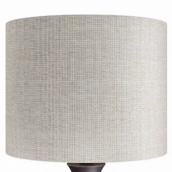 Bronze Metal Hourglass Table Lamps, Set of 2