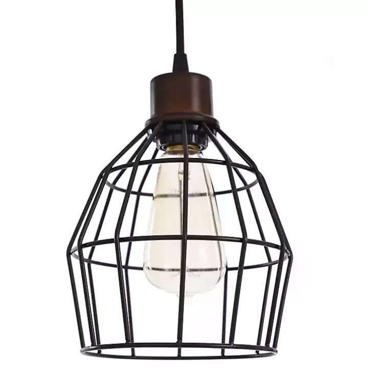 Bronze Metal 3-Tier Floor Lamp