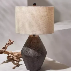 Brown Angled Gourd Ersta Table Lamp