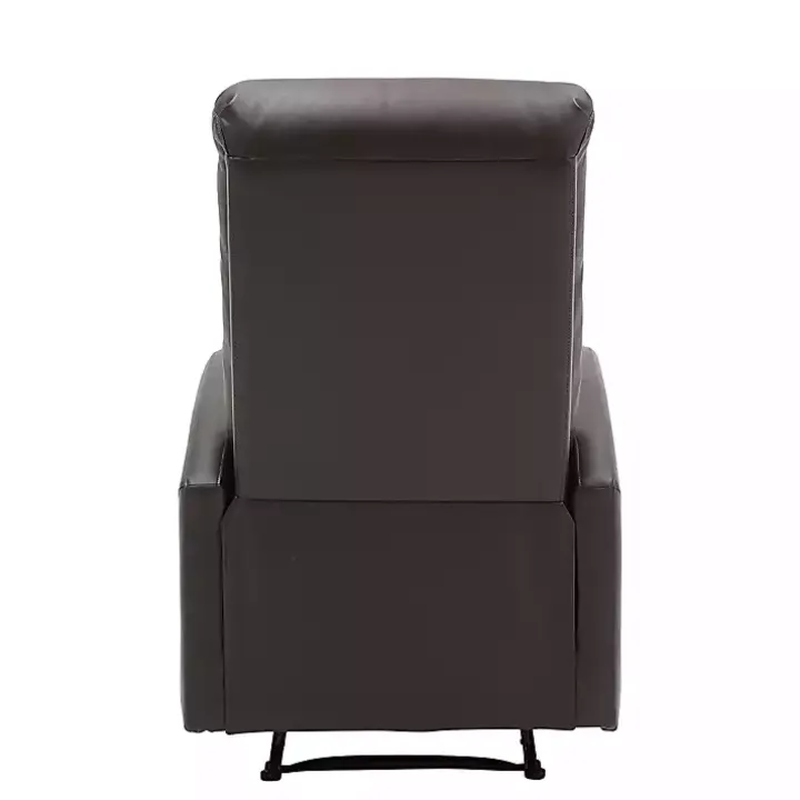 Brown Faux Leather Dormi Recliner