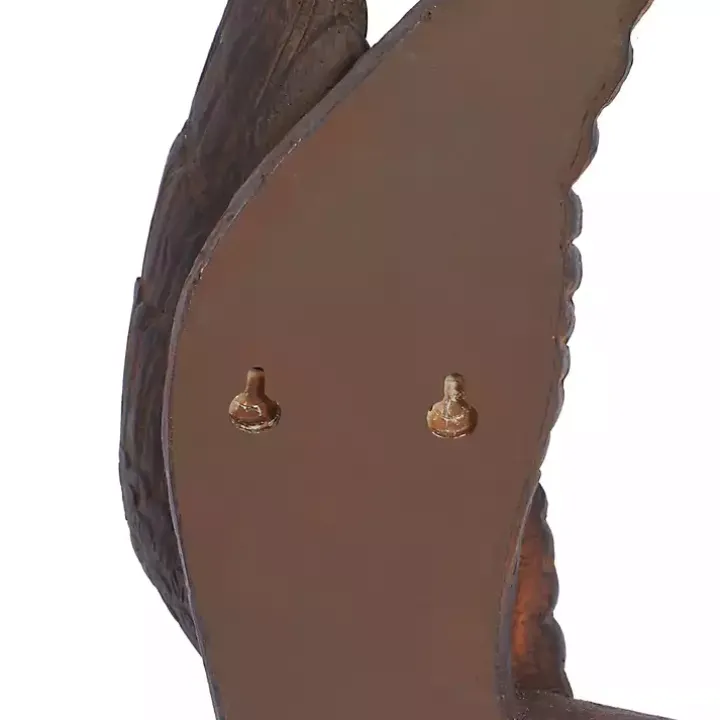 Brown Flying Birds Wall Sculptures, Set of 3