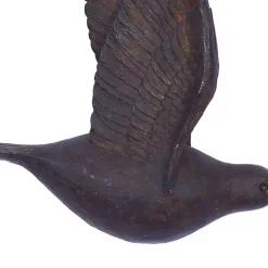 Brown Flying Birds Wall Sculptures, Set of 3