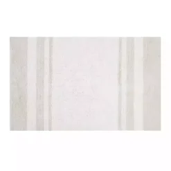 Brown Stripe Reversible Bath Mat, 30 in.