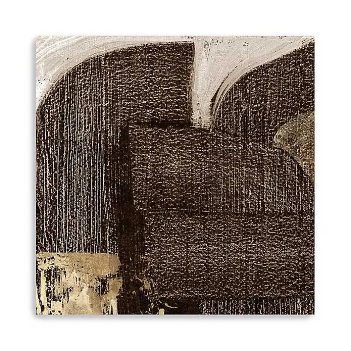 Brown to Gold Canvas Art Print, 40x40 in.