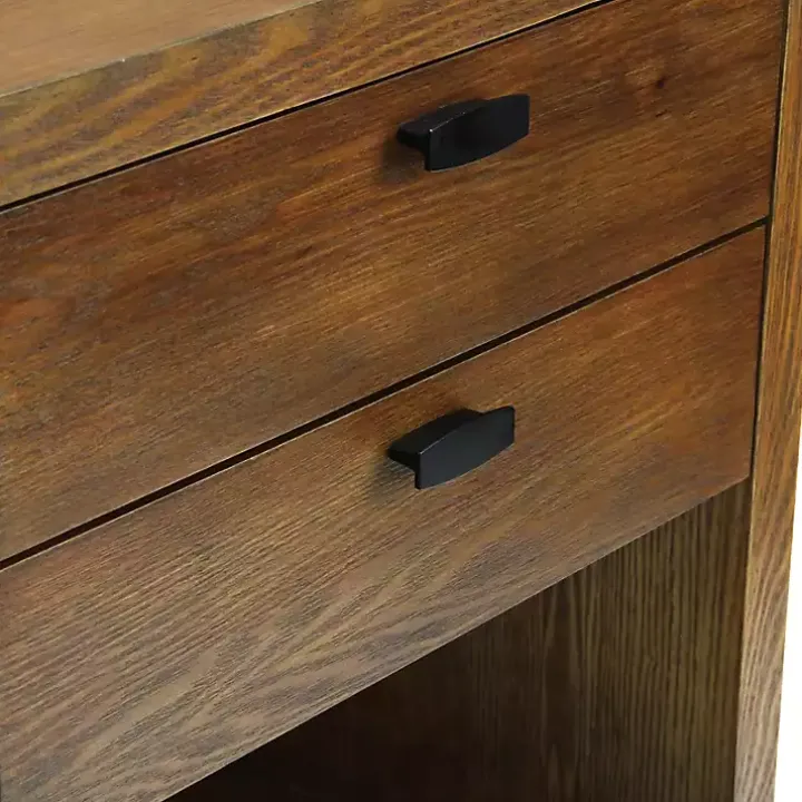 Brown Vivara 2-Drawer Nightstand