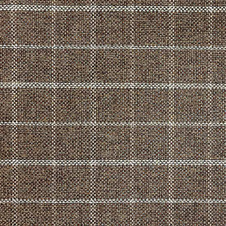 Brown Windowpane Upholstered Counter Stool