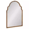 Brown Wood Arch Hogan Wall Mirror