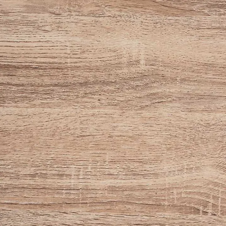 Brown Wood Raised Edge Side Table