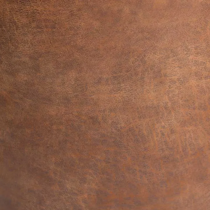 Brown Wyatt Faux Leather Dining Chair