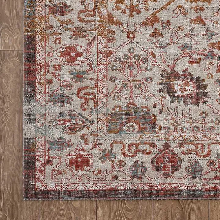 Budding Bohemian IndoorOutdoor Area Rug, 8x10