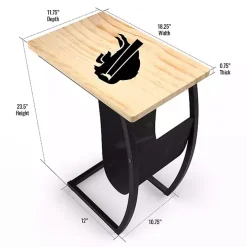 Buffalo Bills Wood C-Table