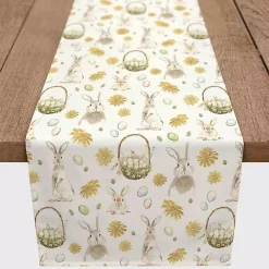 Bunnies and Baskets Easter Table Runner, 72 in.