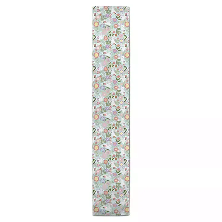 Bunnies and Blossoms Table Runner, 90 in.